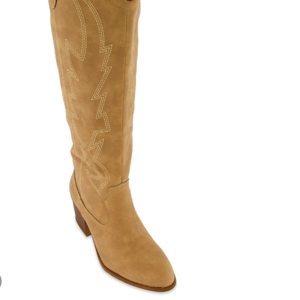 NEW🔥 Embroidered Cowboy Cowgirl Western Knee High Boots - Picture 3 of 5